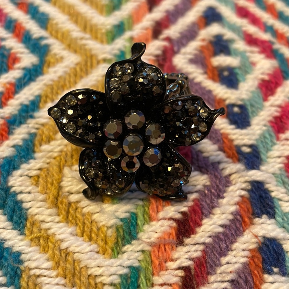 Costume Jewelry Flower Cocktail Ring